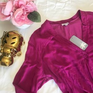 Splendid | Pink button down blouse